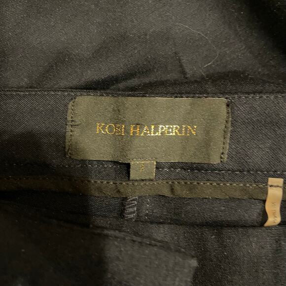 Kobi Halperin Alexandra Double-knit Pants Womens 2 Navy Blue Classic Ankle - Picture 3 of 11